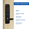 DDL-SH5000B Smart Handle Lock – Multiple Access Methods with Smart Alerts & Easy Operation