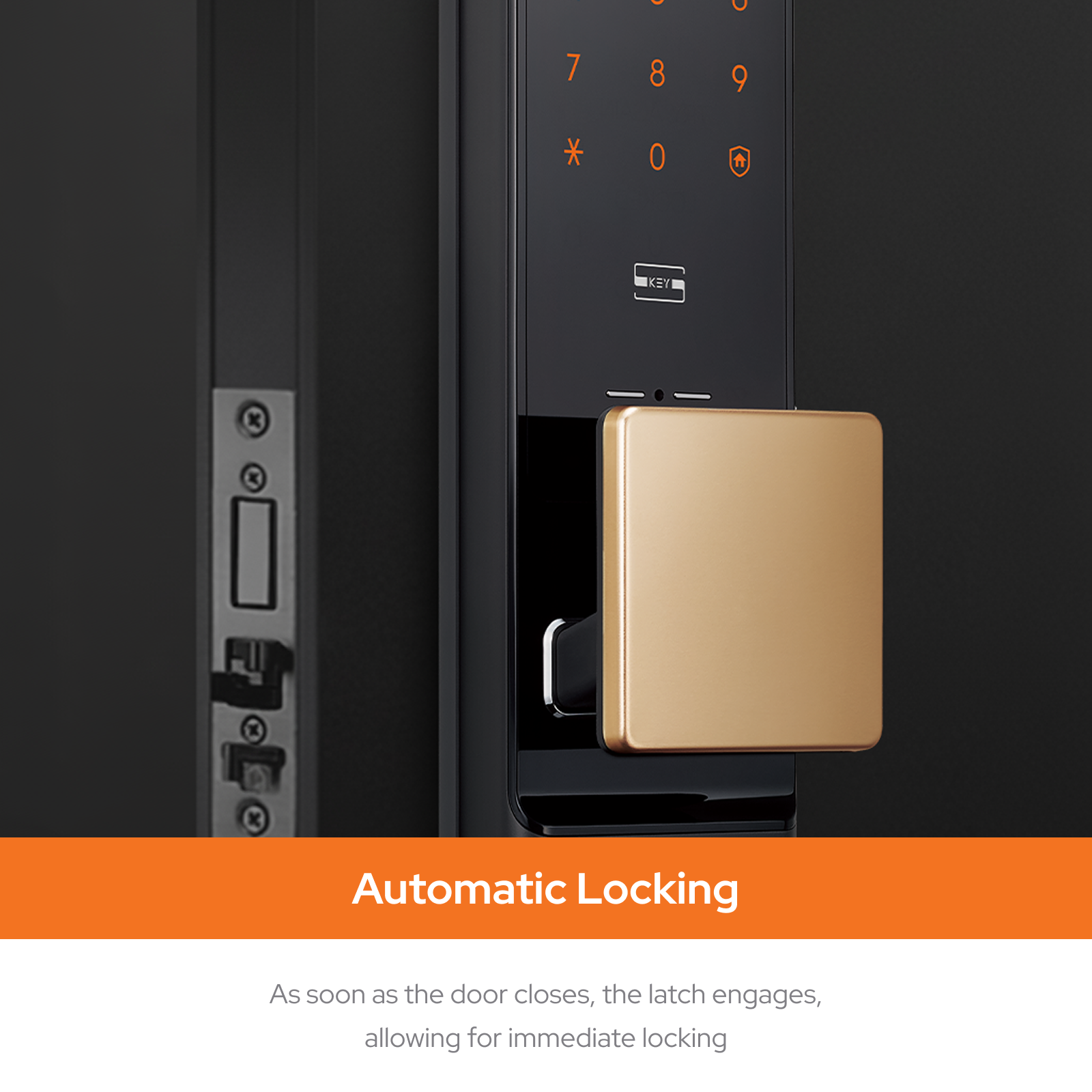 Zigbang ( Previously Samsung ) SHP‑R80 Push‑Pull Multi‑Access Smart Lock (Wi‑Fi)
