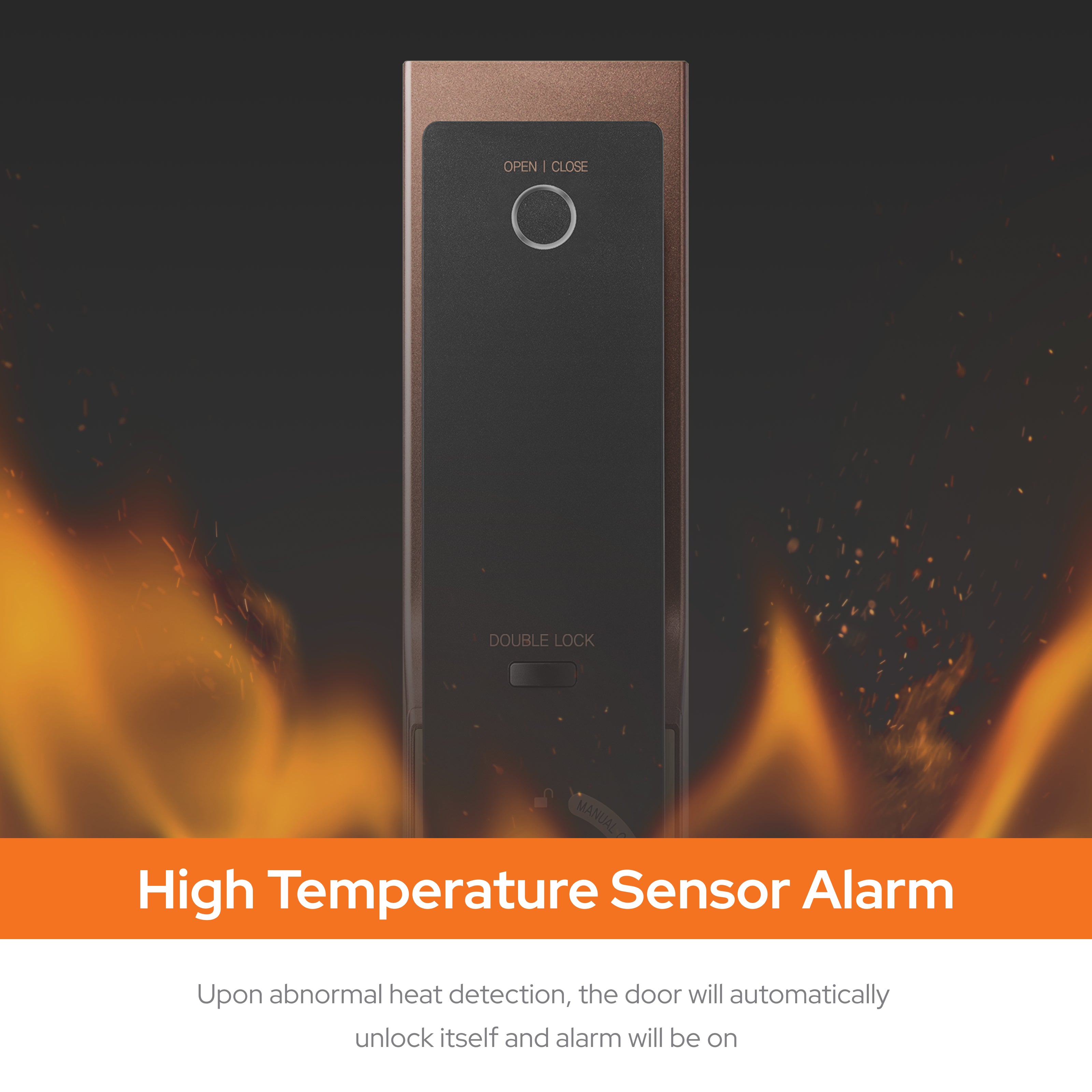 Zigbang ( Previously Samsung ) SHP‑P52 Smart Lock – Auto‑Lock Fingerprint Entry - Wi-Fi