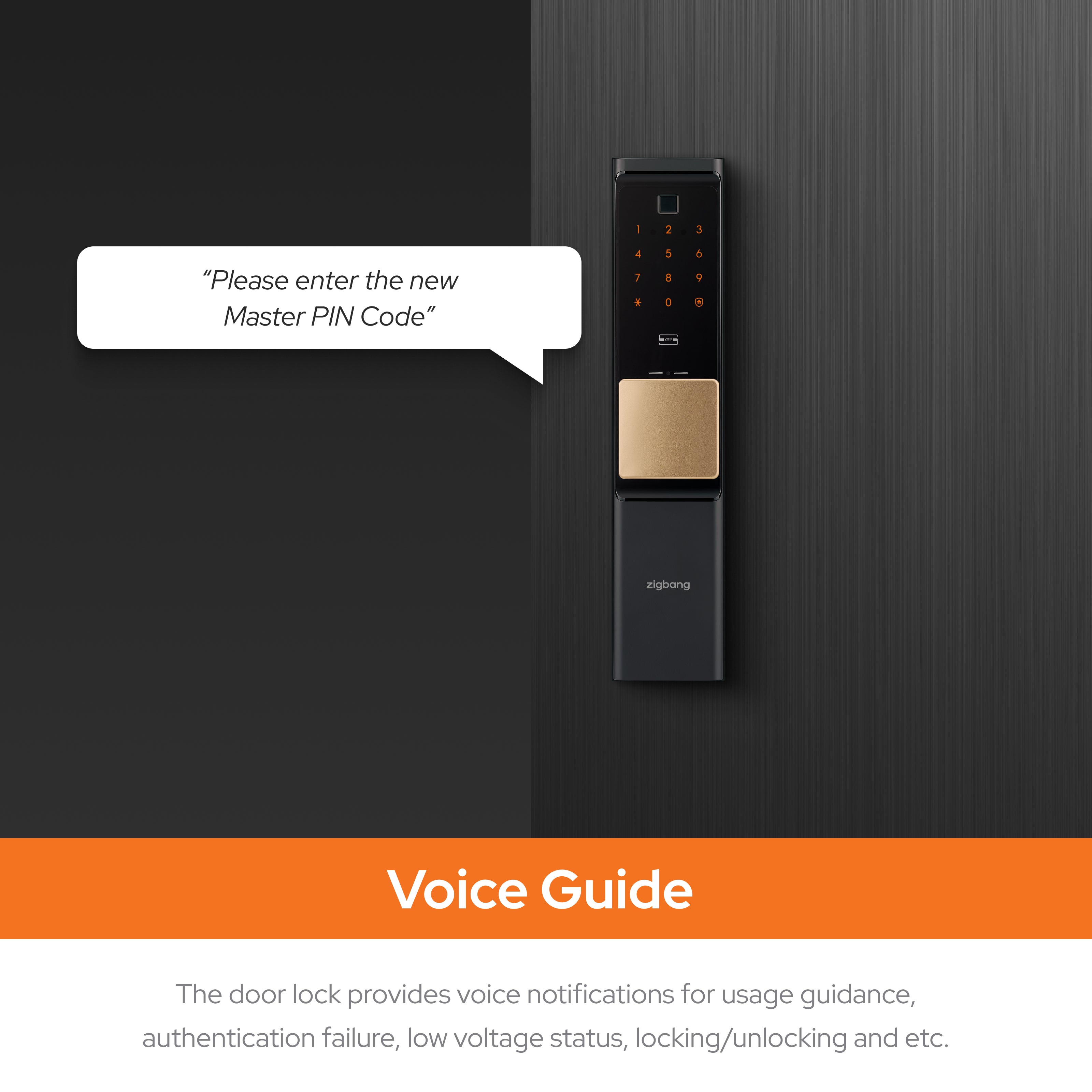 Zigbang ( Previously Samsung ) SHP‑R80 Push‑Pull Multi‑Access Smart Lock (Wi‑Fi)