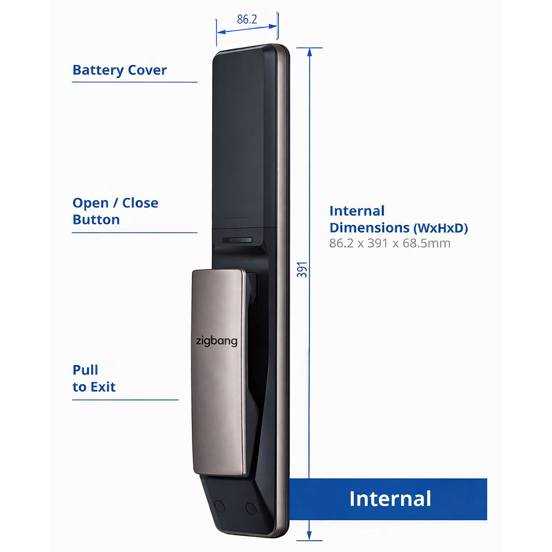 Zigbang (Previously Samsung) SHP-DP609 Premium Push-Pull Lock