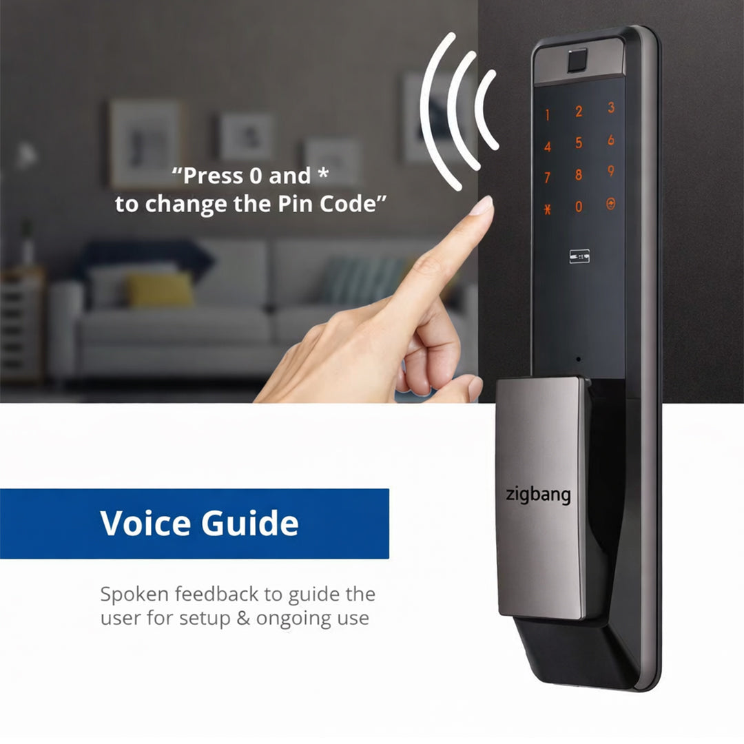 Zigbang (Previously Samsung) SHP-DP609 Premium Push-Pull Lock