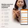 DDL-R7000B Smart RIM Lock – Fingerprint, PIN, RFID & Wi‑Fi/App Control