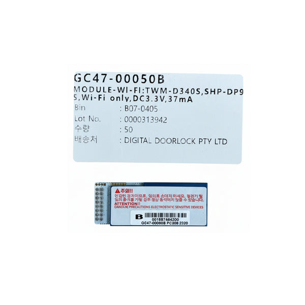 Wi-Fi module suitable for Samsung R80, DP609EZ. Zigbang R80, H60, P73. GC47-00050B 1